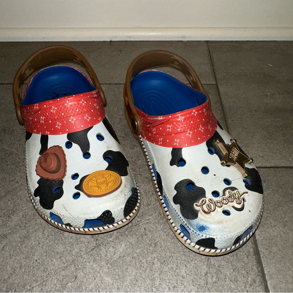 CROCS Kids Slippers - Red, Blue, Brown